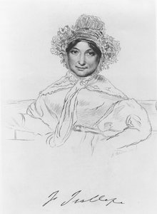 Frances Trollope (1780-1863) grabado por F.Brown de English School